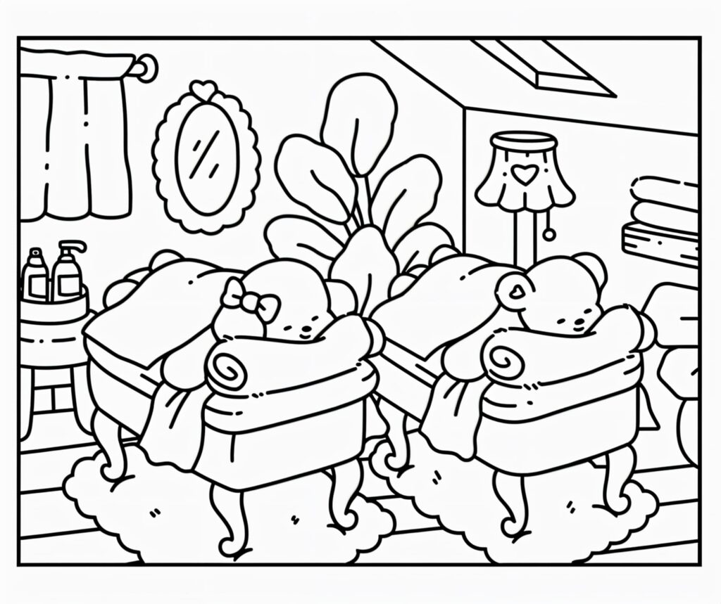 Desenho de Imagem de Bobbie Goods em spa para imprimir para colorir e imprimir Desenho de Imagem de Bobbie Goods em spa para imprimir para colorir