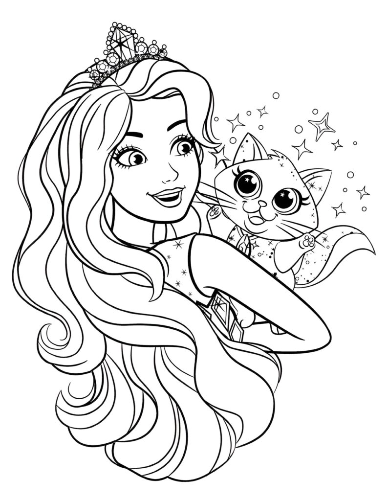 Desenhos de Barbie para colorir