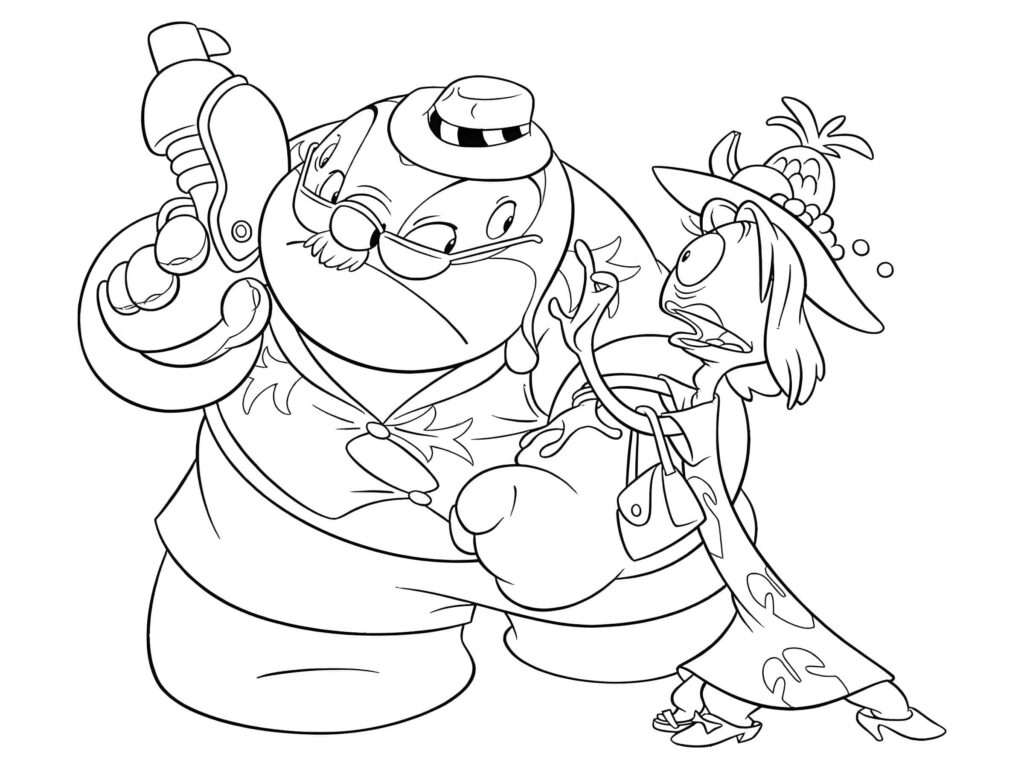 Desenho de Desenho Do Personagens Lilo Stitch Para Colorir para colorir e imprimir Desenho de Desenho Do Personagens Lilo Stitch Para Colorir para colorir